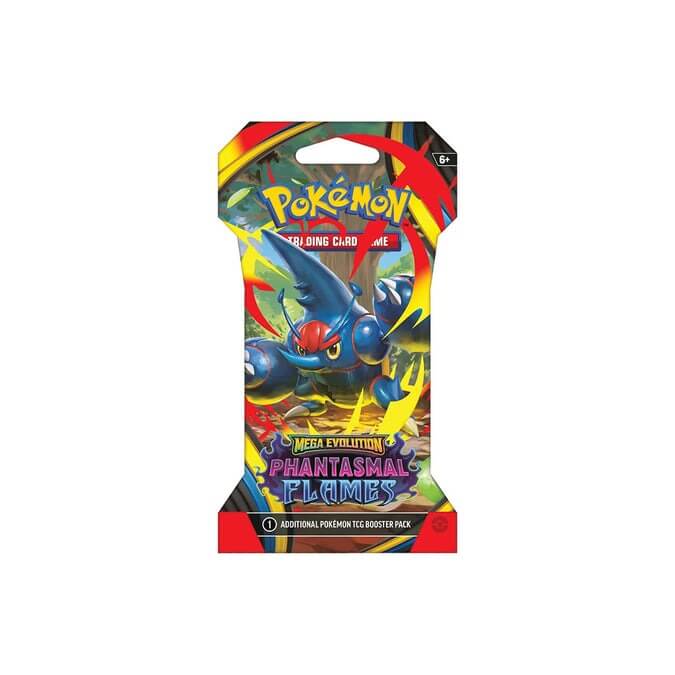 Pokemon TCG: Mega Evolution Phantasmal Flames (ME02) Sleeved Booster Pack