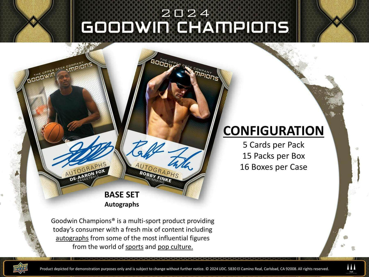 2024 Upper Deck Goodwin Champions Hobby Box