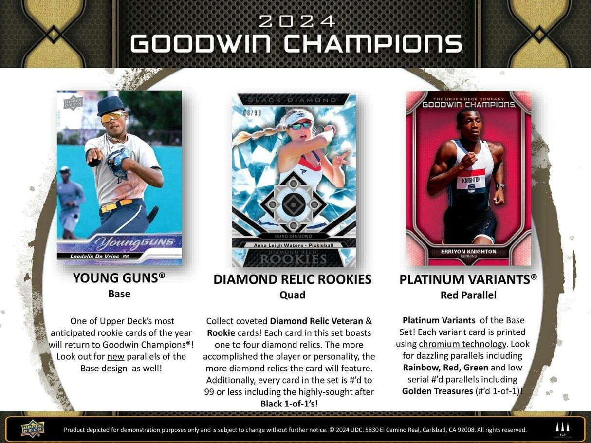 2024 Upper Deck Goodwin Champions Hobby Box