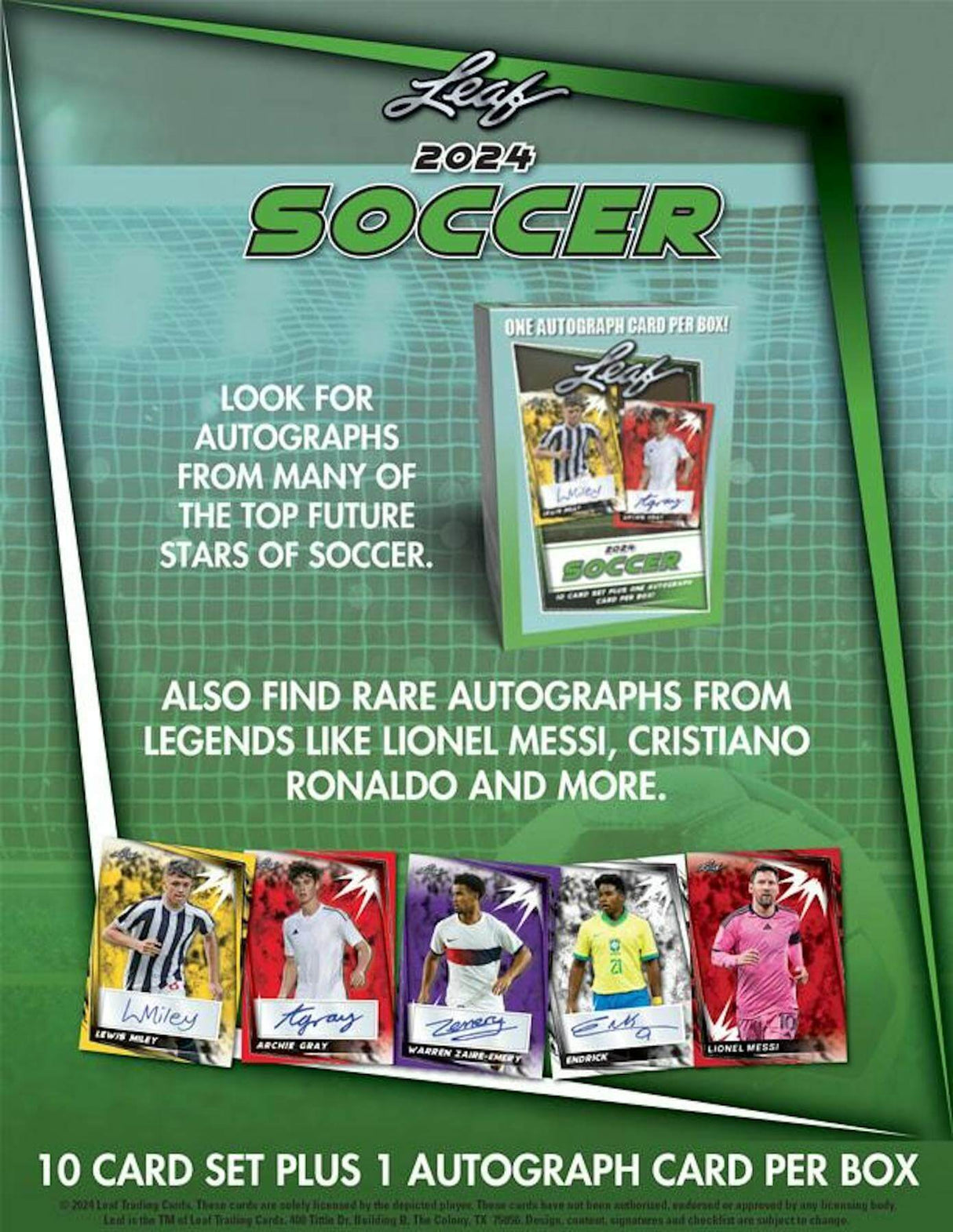 2024 Leaf Soccer Blaster Box