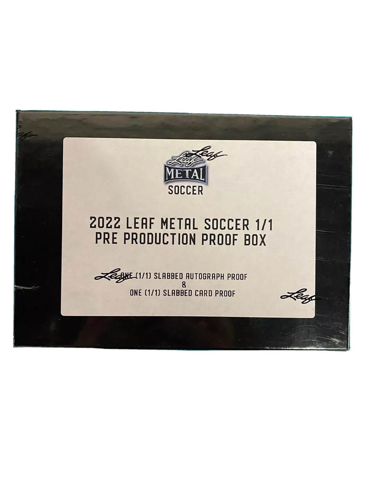 2022 Leaf Metal Soccer 1 of 1 Pre-Production Proof Bonus Box
