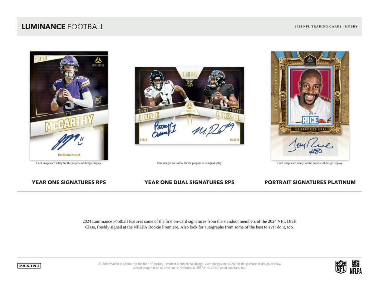 2024 Panini Luminance Football Hobby Box