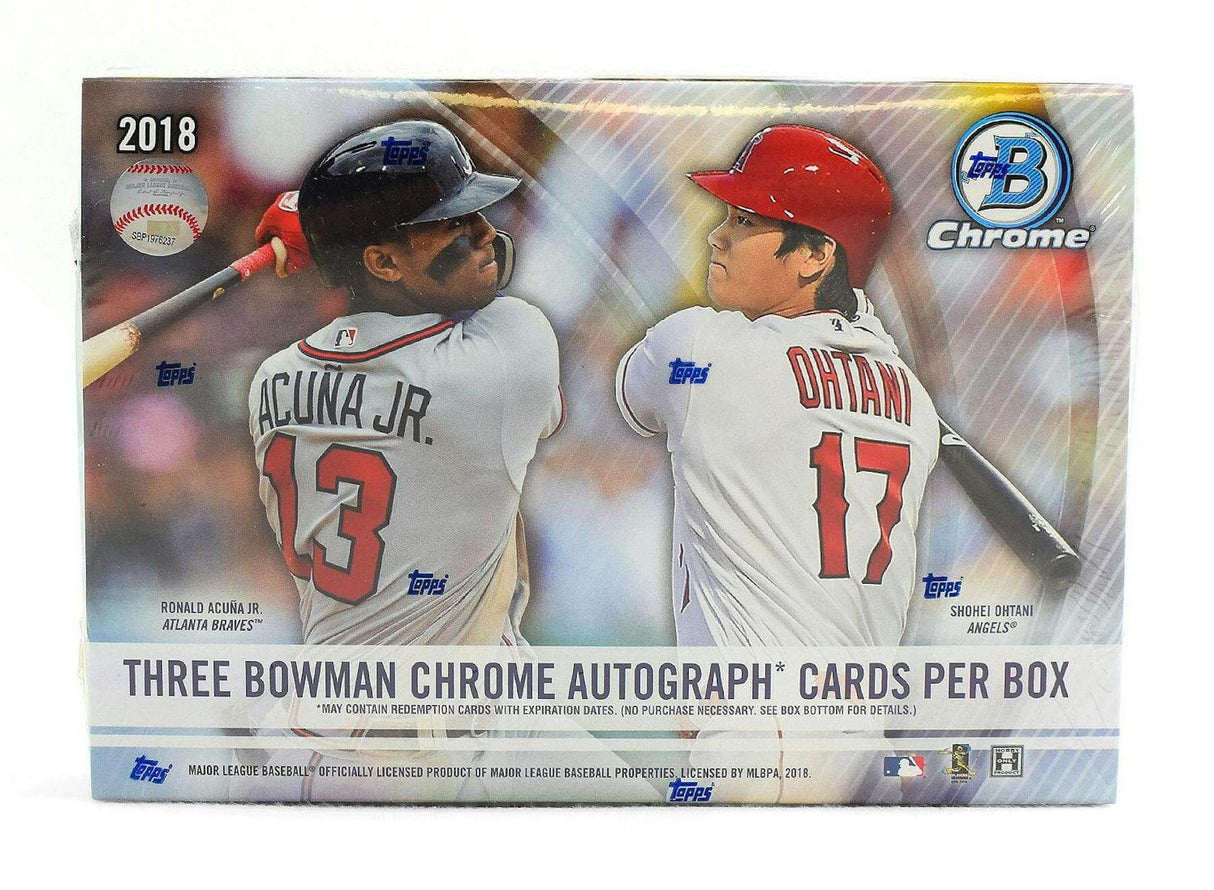 2018 Bowman Chrome Baseball Jumbo HTA Choice Box