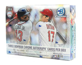 2018 Bowman Chrome Baseball Jumbo HTA Choice Box