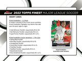 2022 Topps MLS Major League Soccer Finest Soccer Hobby Box