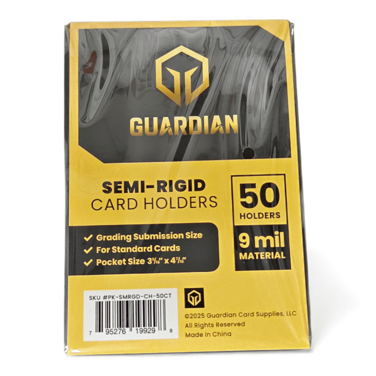 Guardian: Premium Semi-Rigid Trading Card Holders (200ct Box)