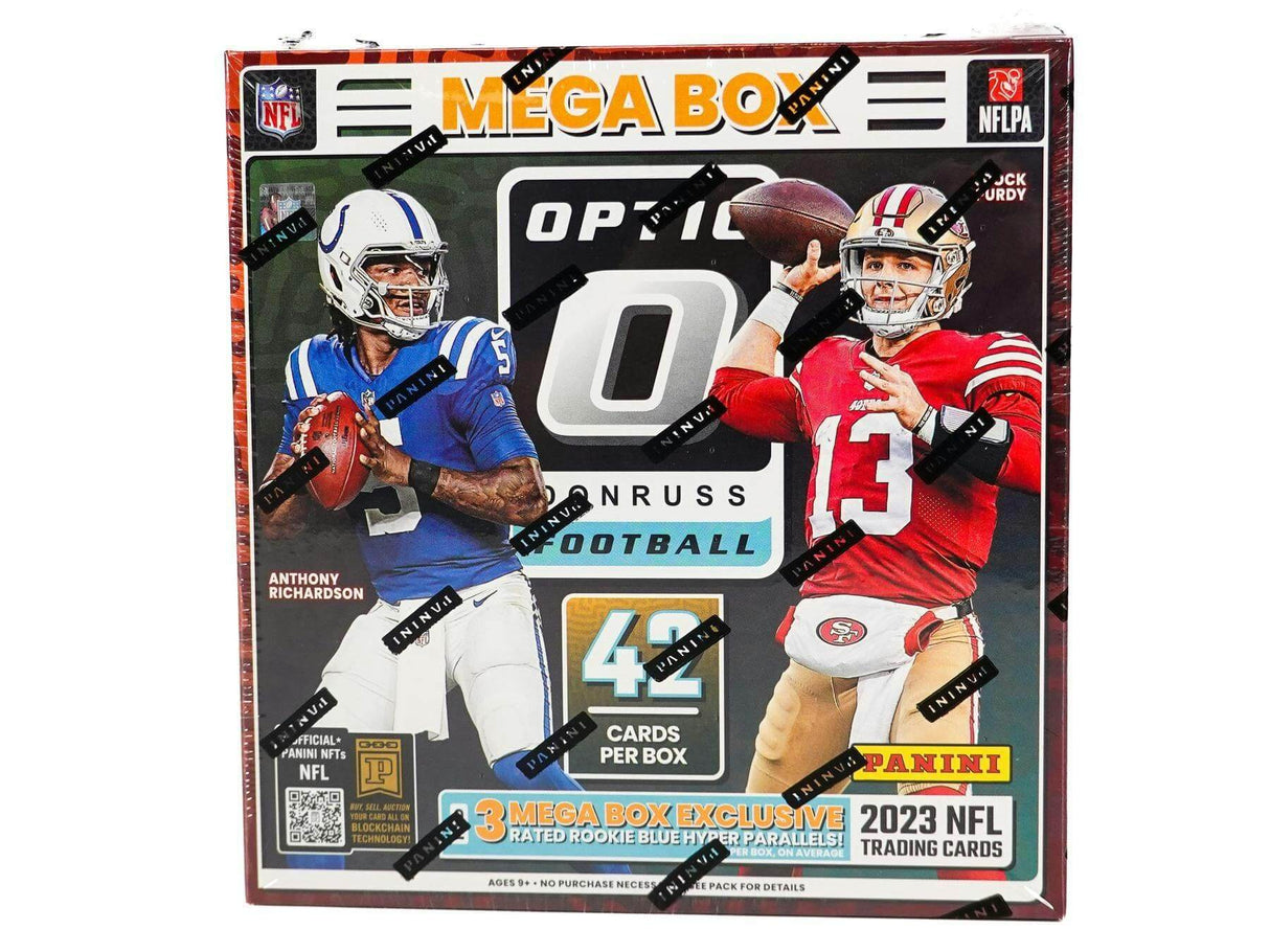 2023 Panini Donruss Optic Football Mega Box (Blue Hyper Parallels)