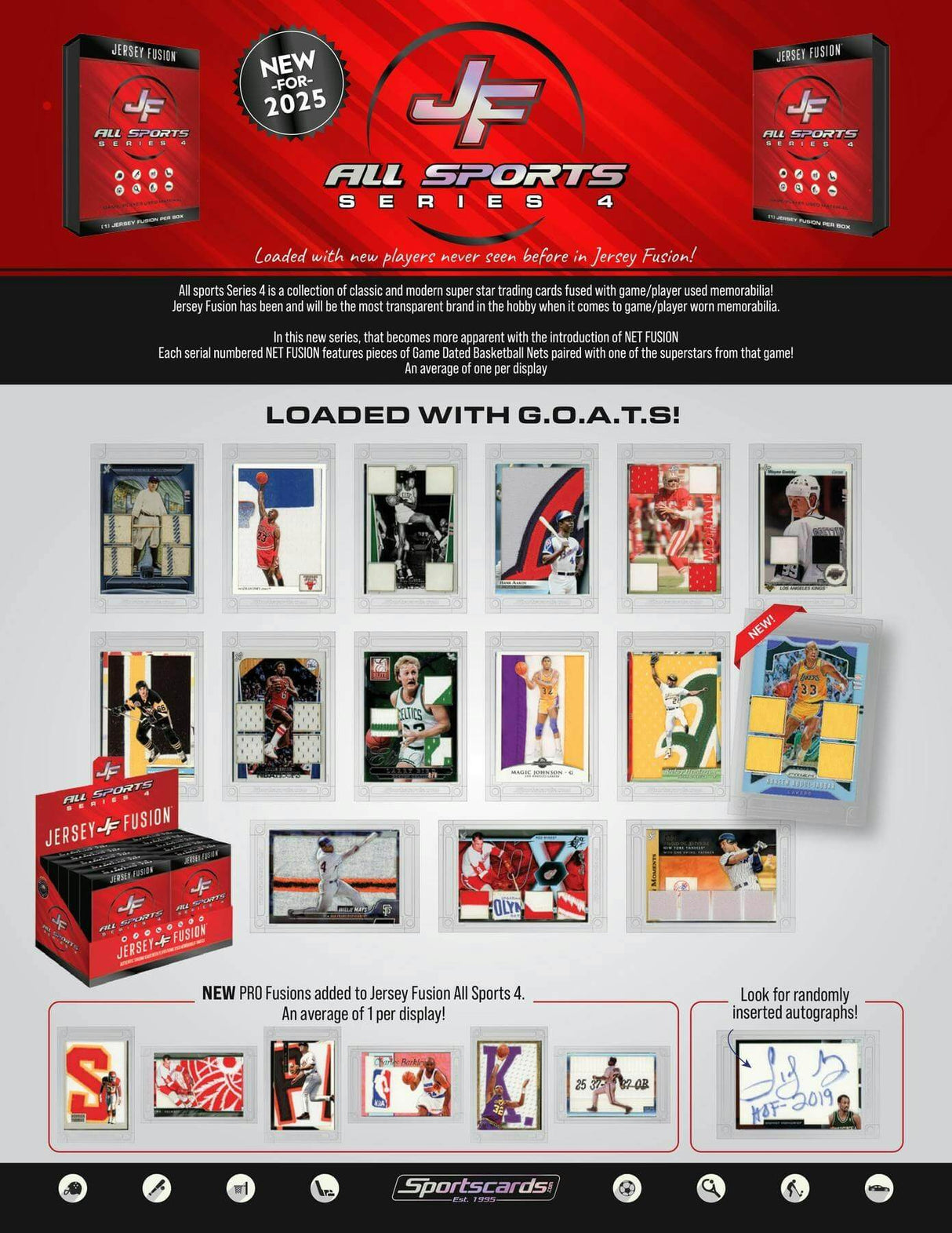 2025 Jersey Fusion All Sports Series 4 Hobby Pack