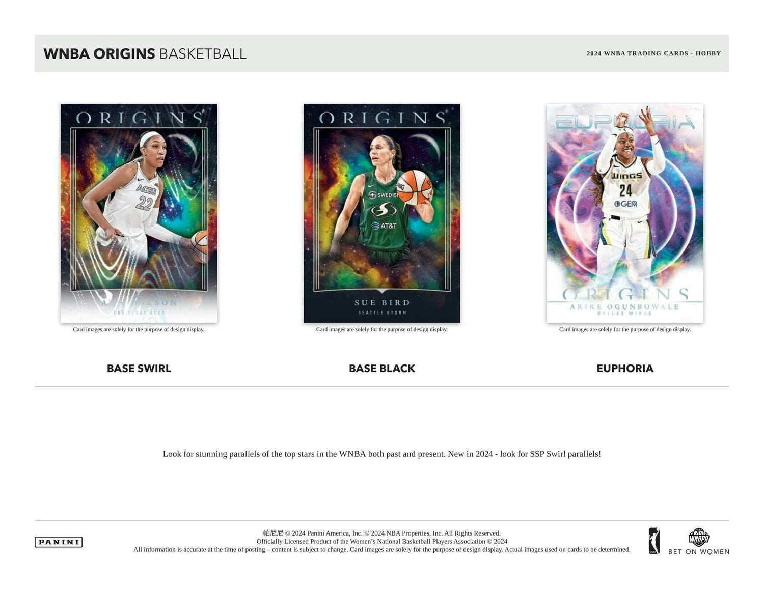 2024 Panini WNBA Origins Basketball Hobby Box Trademark Sports Cards