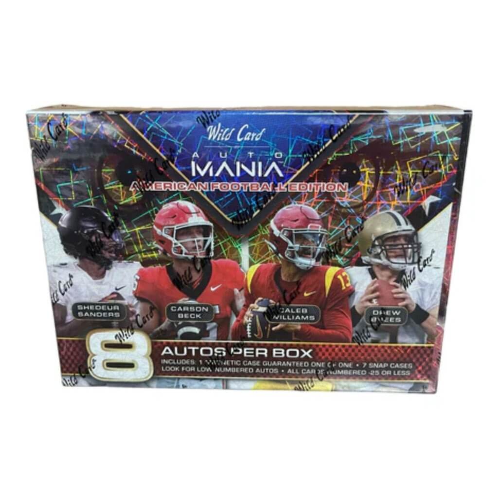 2024 Wild Card Auto Mania Football Hobby Box