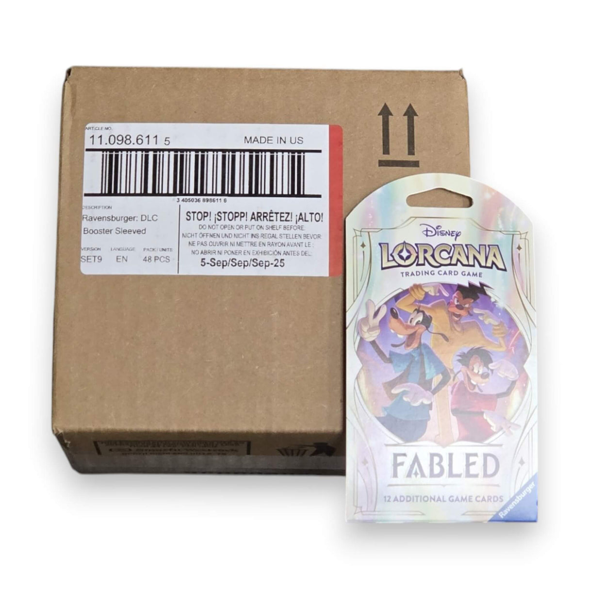 Disney Lorcana: Fabled Sleeved Booster 48-Pack Case