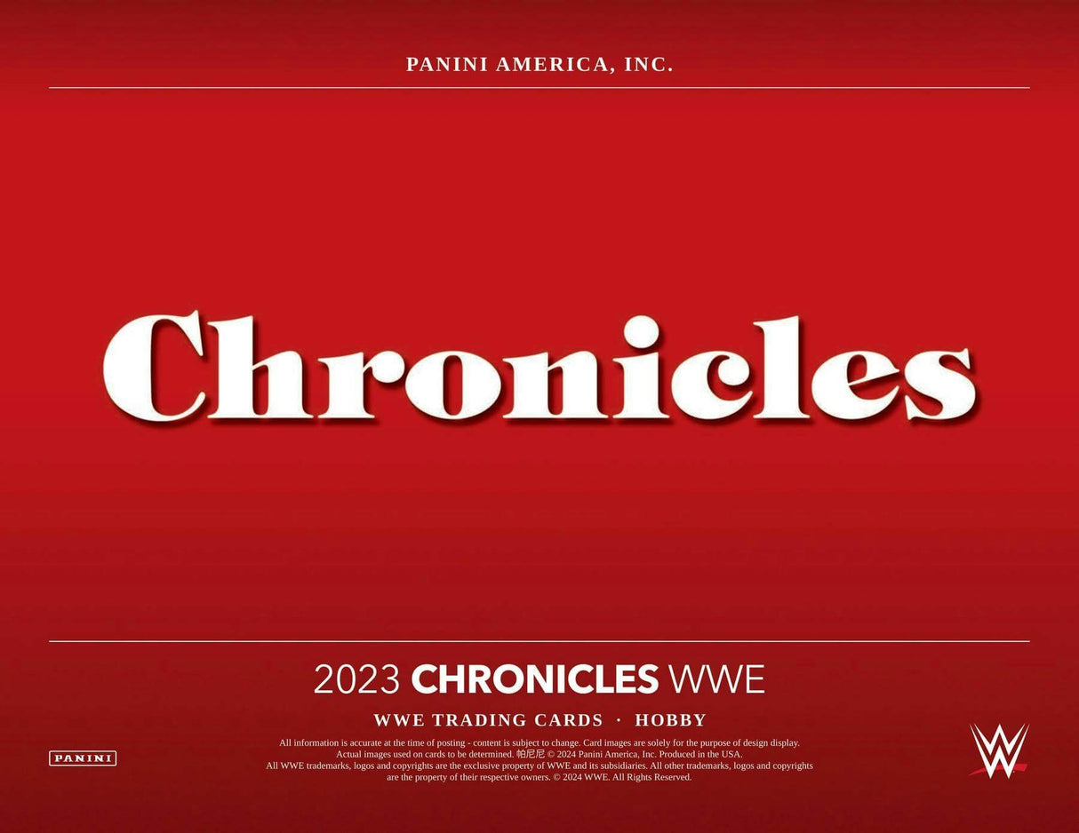 2023 Panini Chronicles WWE Wrestling Hobby Box