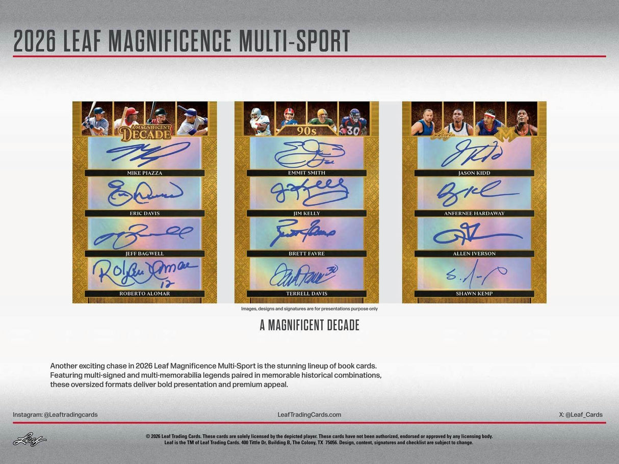 2026 Leaf Magnificence Hobby Box
