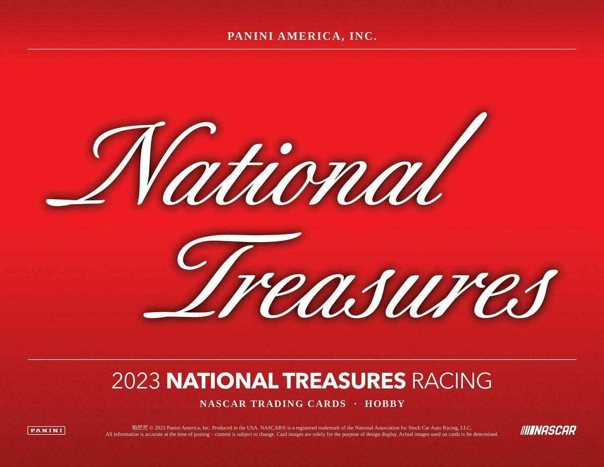 2023 Panini National Treasures Nascar Racing Hobby Box