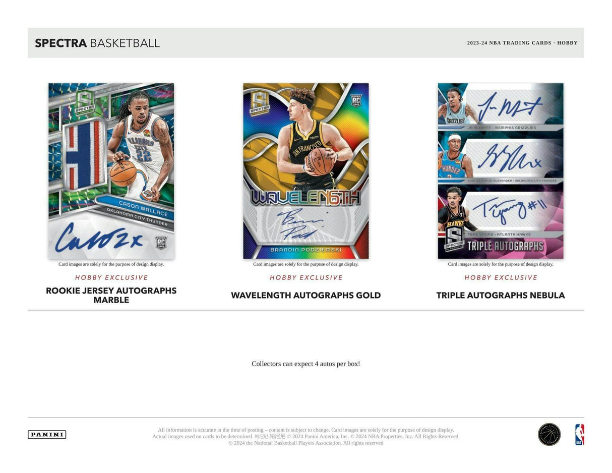 2023/24 Panini Spectra Basketball Hobby Pack