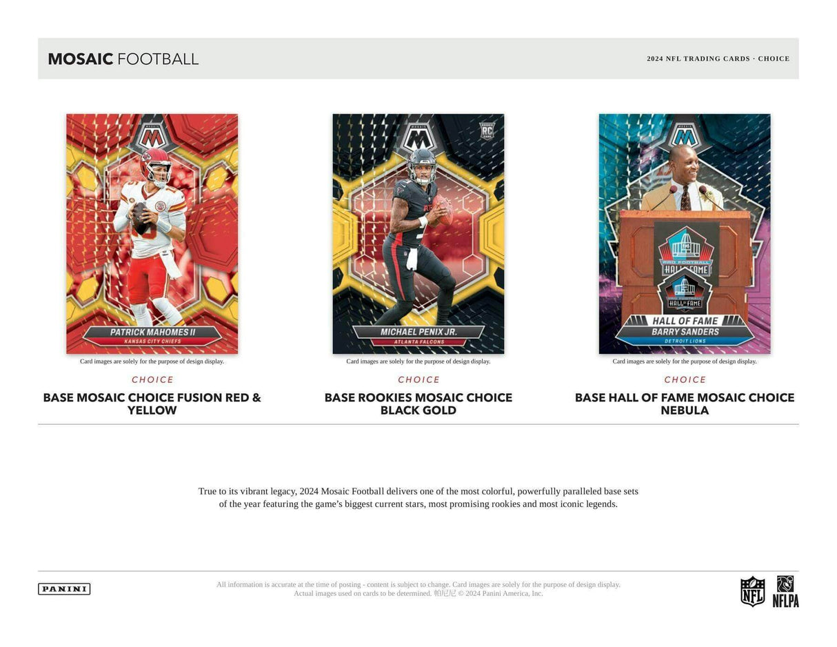 2024 Panini Mosaic Football Choice Box