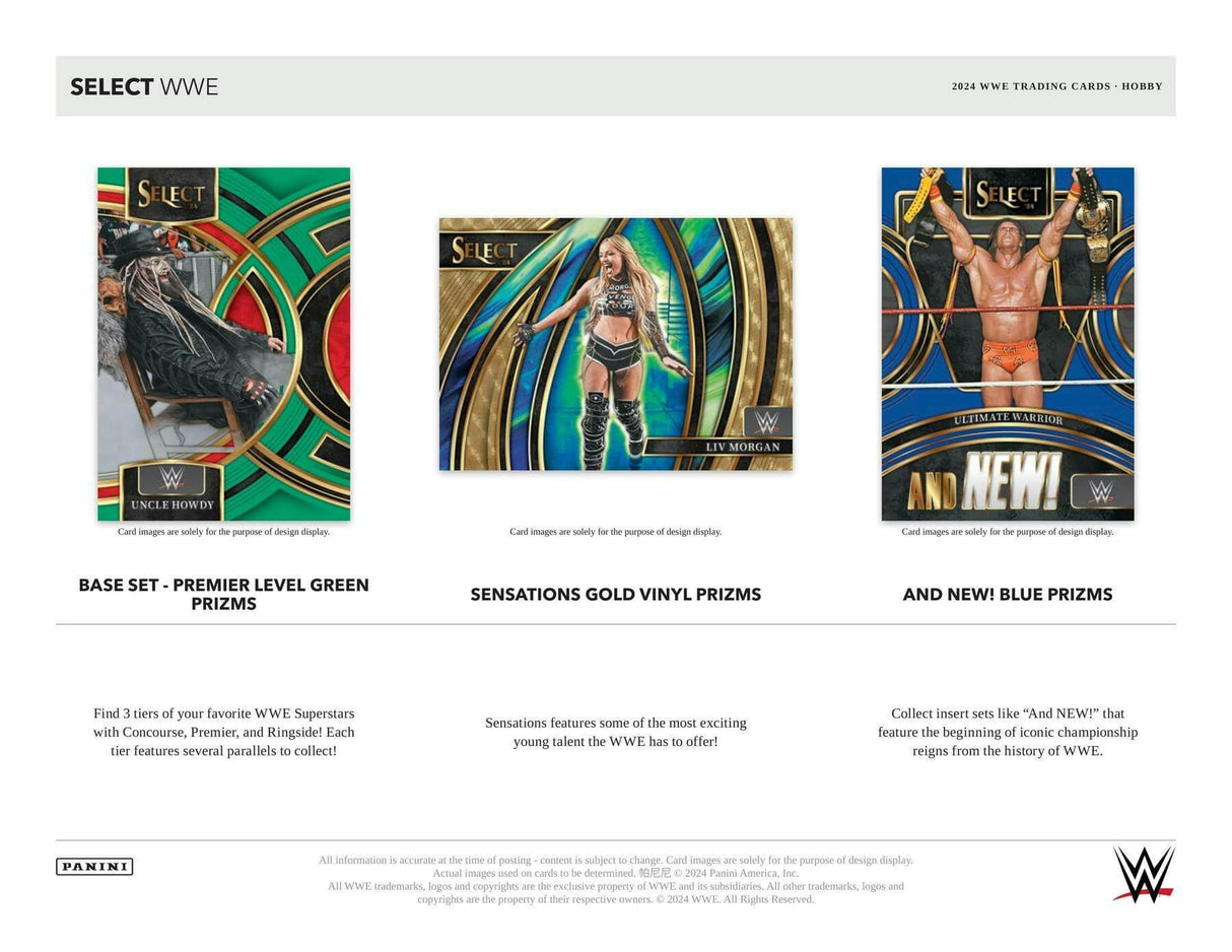 2024 Panini Select WWE Wrestling Hobby Pack