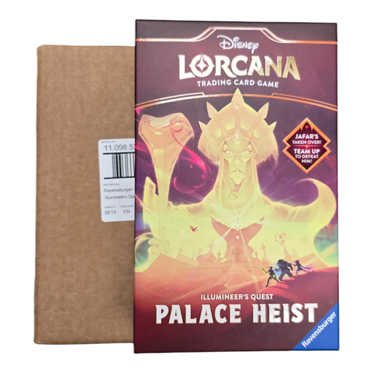 Disney Lorcana: Reign of Jafar Illumineer's Quest - Palace Heist 4 Box Case