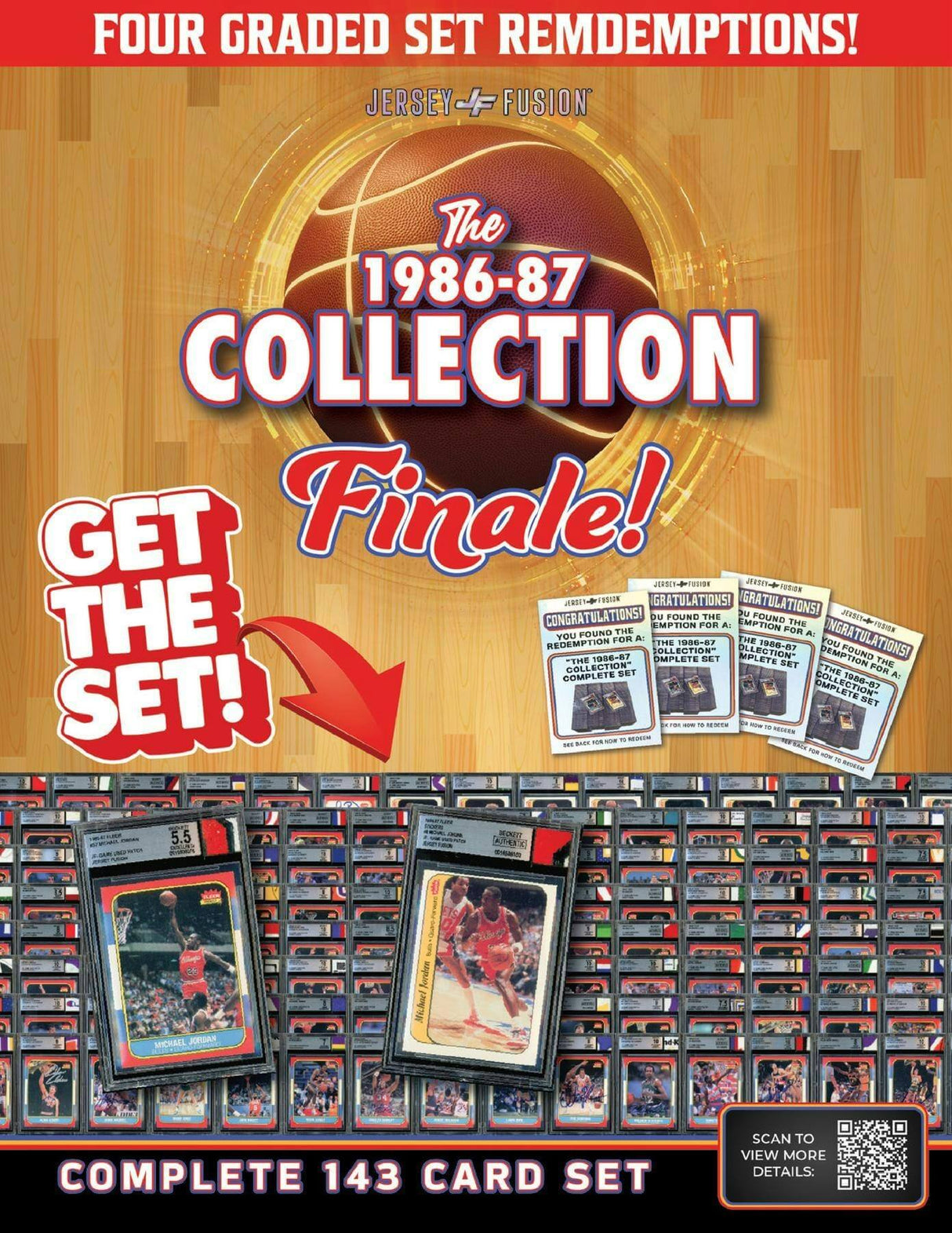 Jersey Fusion The 1986/87 Collection Finale! Basketball Hobby Box