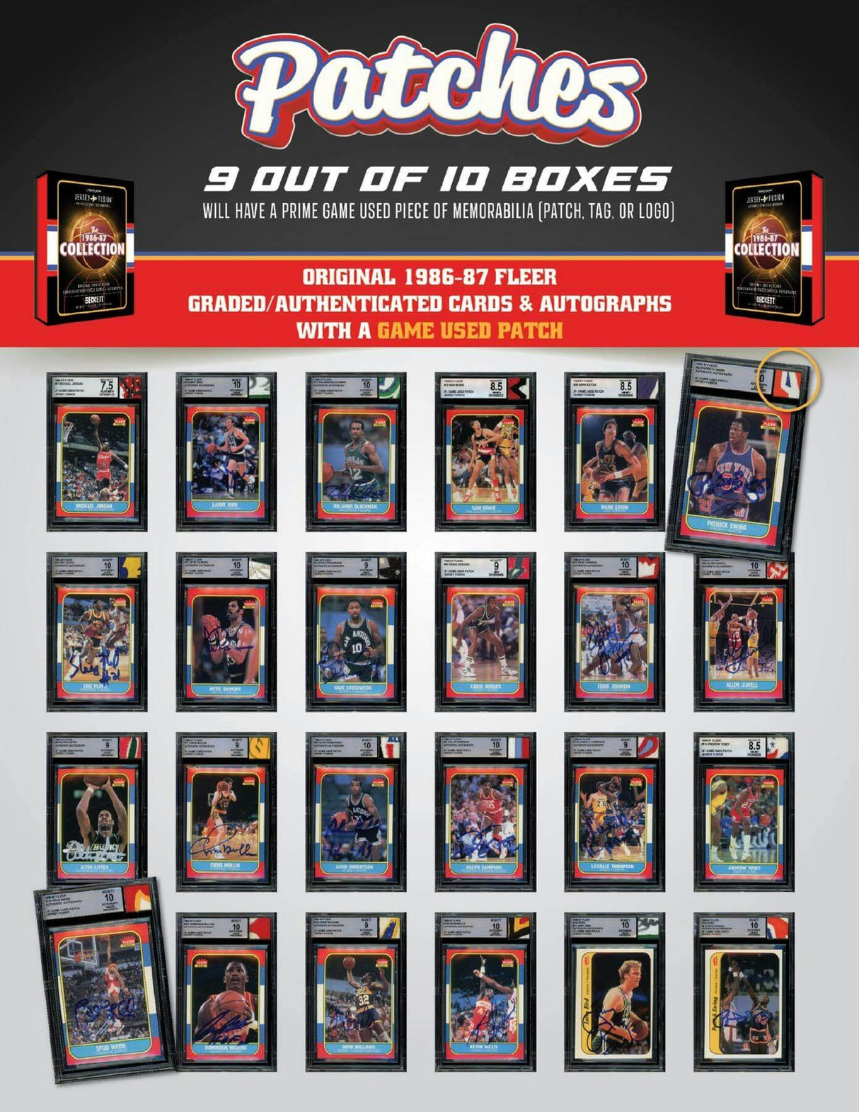 Jersey Fusion The 1986/87 Collection Finale! Basketball Hobby Box