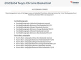 2023/24 Topps Chrome Basketball Monster Box