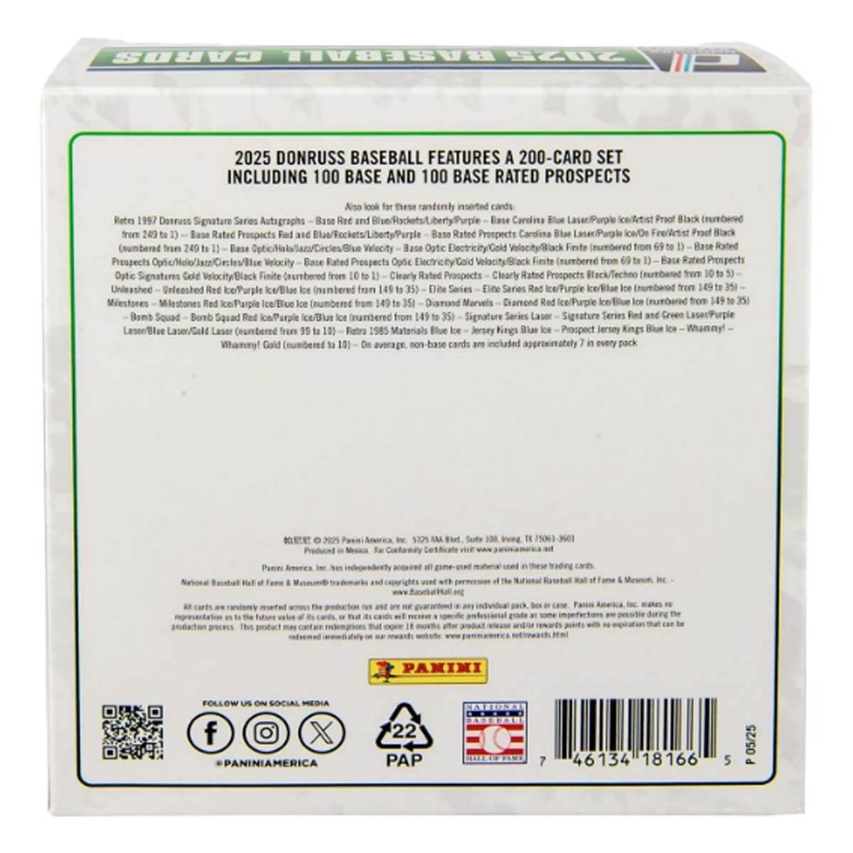 2025 Panini Donruss Baseball Mega Box