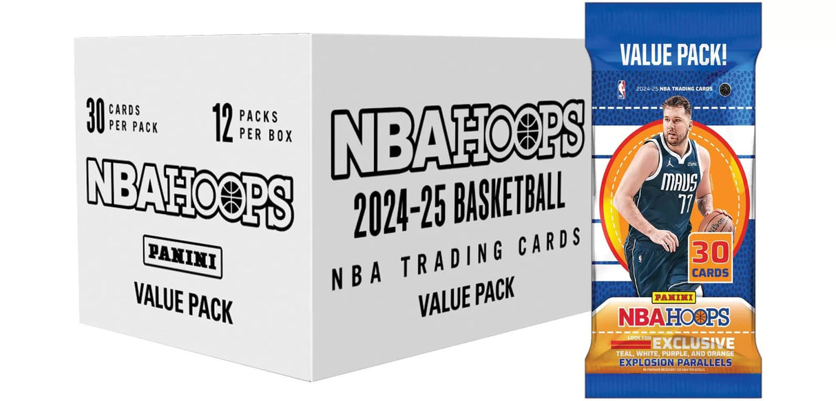 2024/25 Panini Hoops Basketball NBA Jumbo Value Fat Pack Box