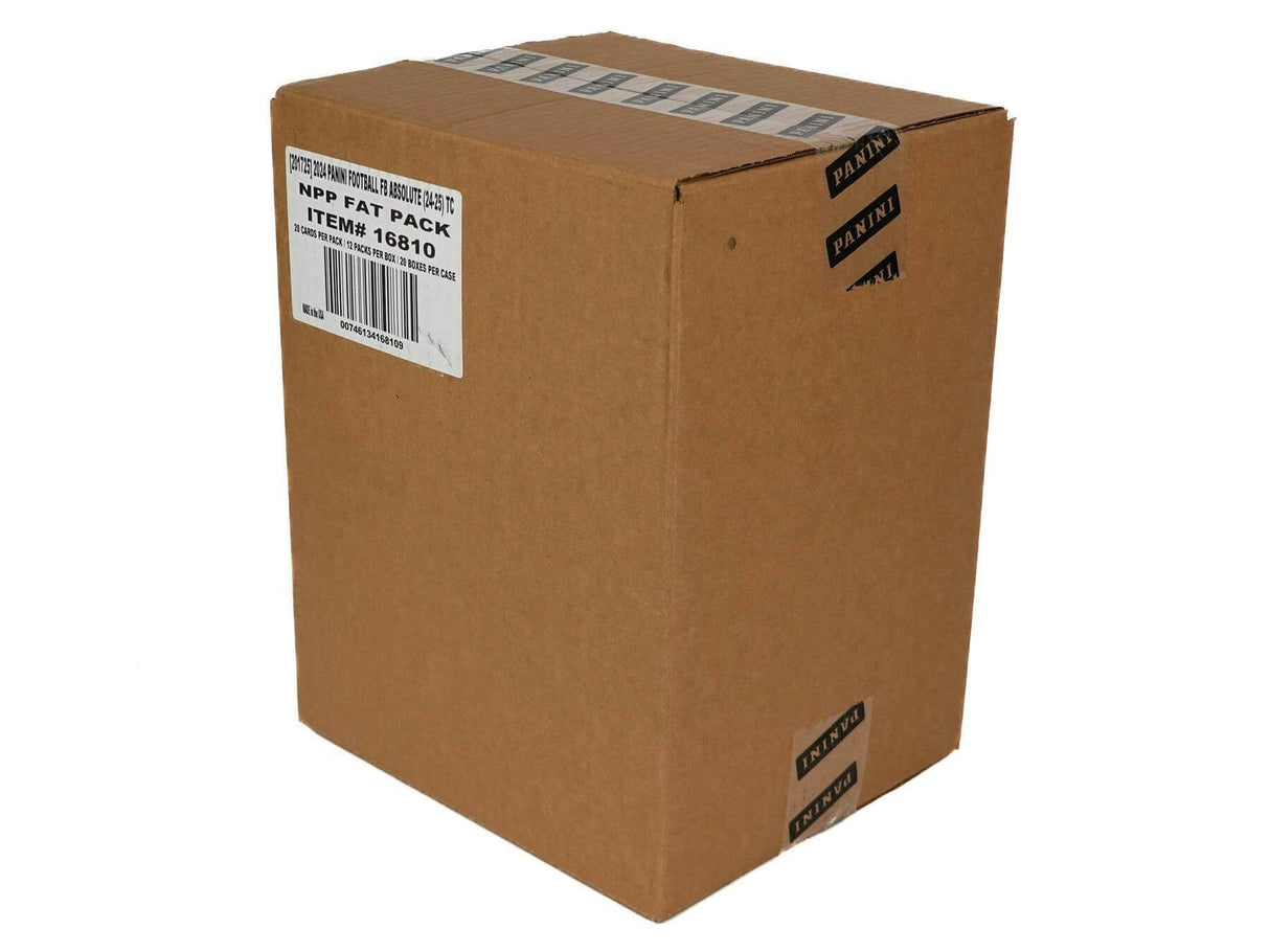 2024 Panini Absolute Football Jumbo Value Cello Fat Pack 20-Box Case