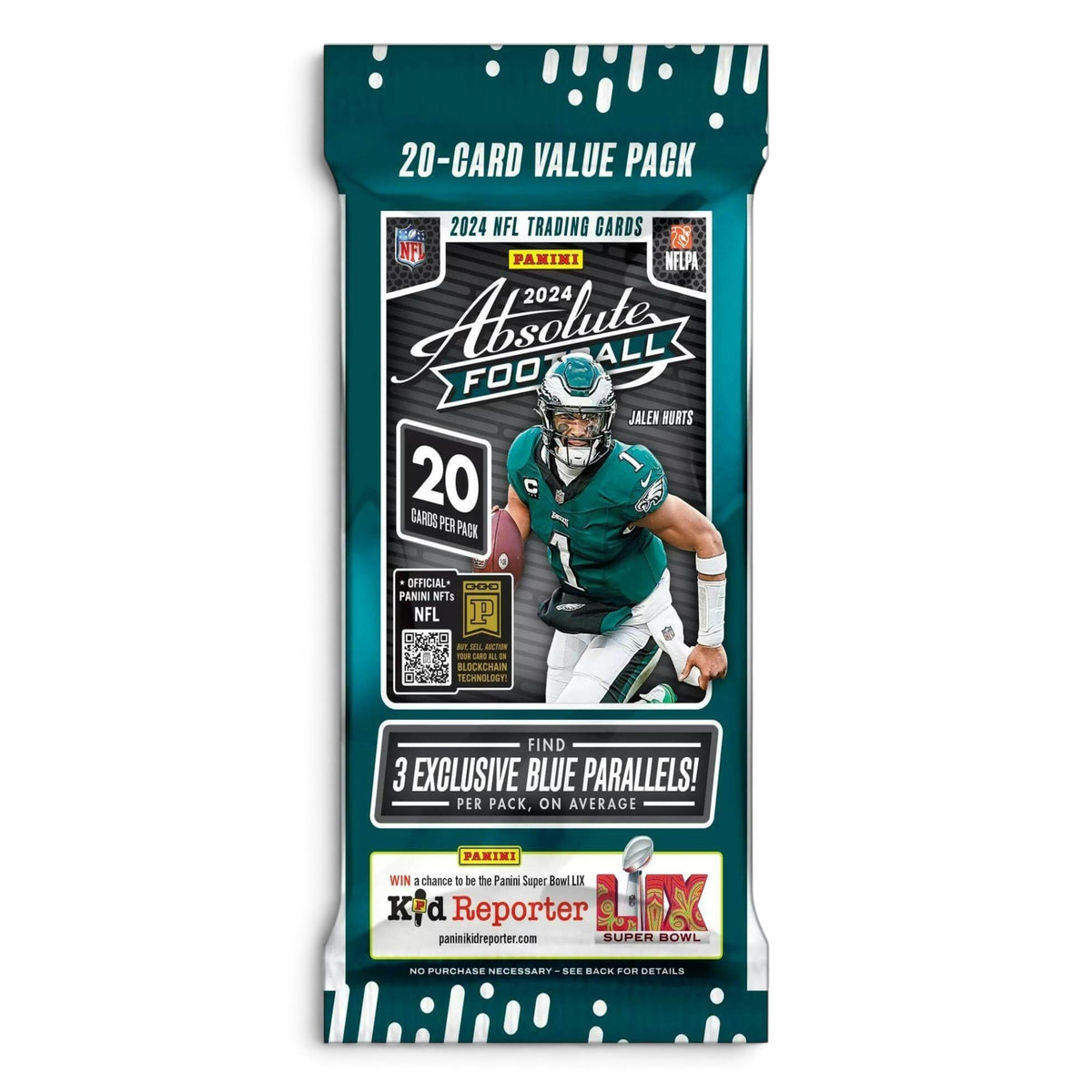 2024 Panini Absolute Football Jumbo Value Cello Fat Pack