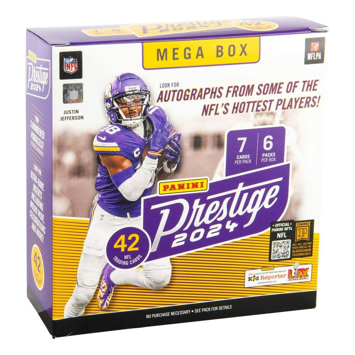 2024 Panini Prestige Football Mega Box (Hyper Parallels)