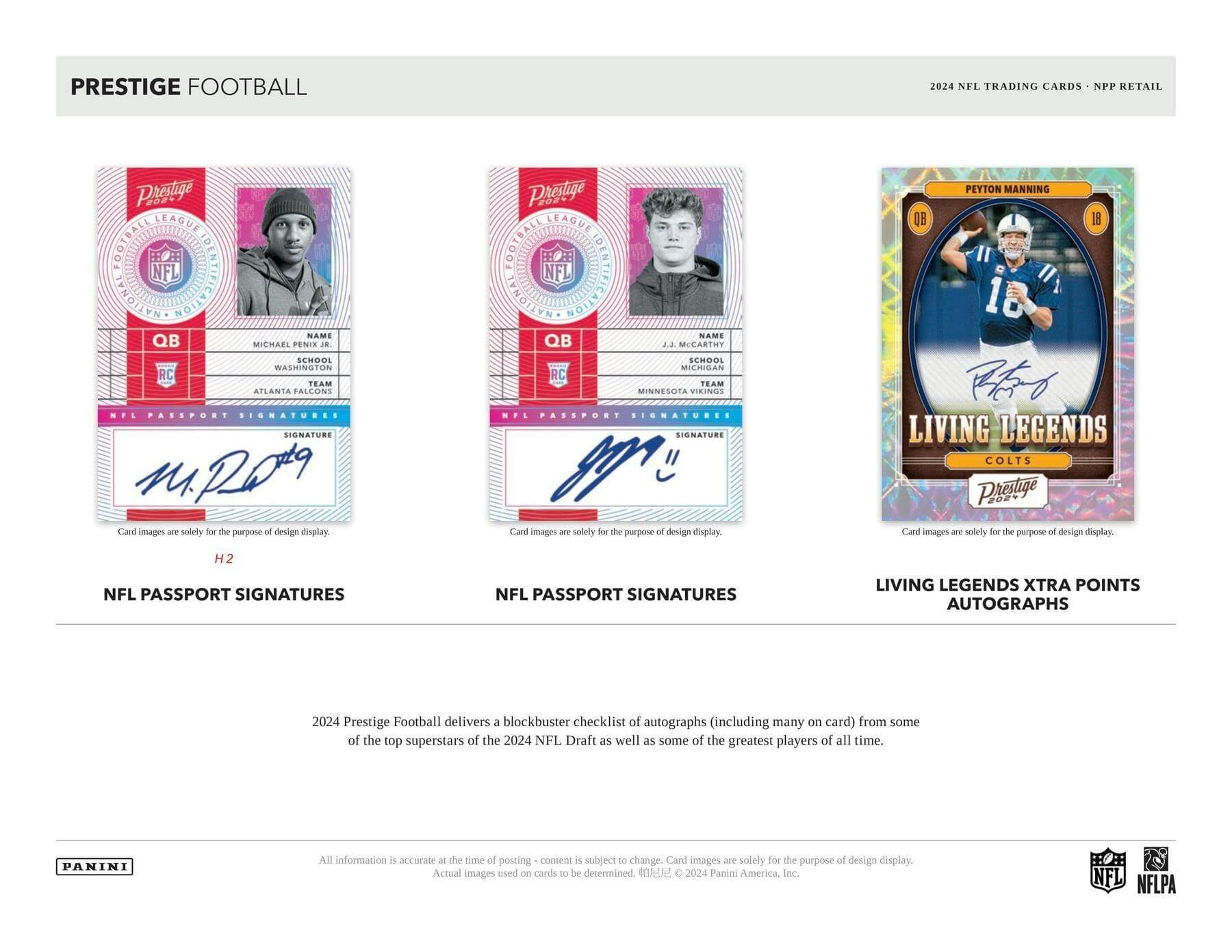 2024 Panini Prestige Football Jumbo Value 12-Pack Box – Trademark