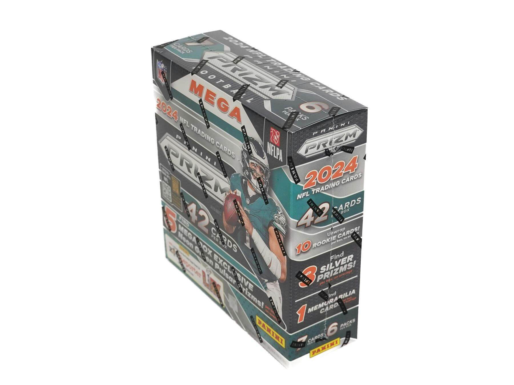 2024 Panini Prizm Football Mega Box (Neon Green Pulsar Prizms