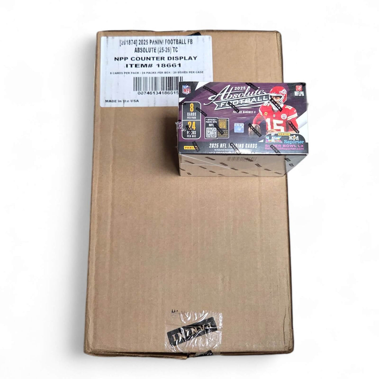 2025 Panini Absolute Football 24-Pack Retail 20-Box Case (Pink Parallels!)