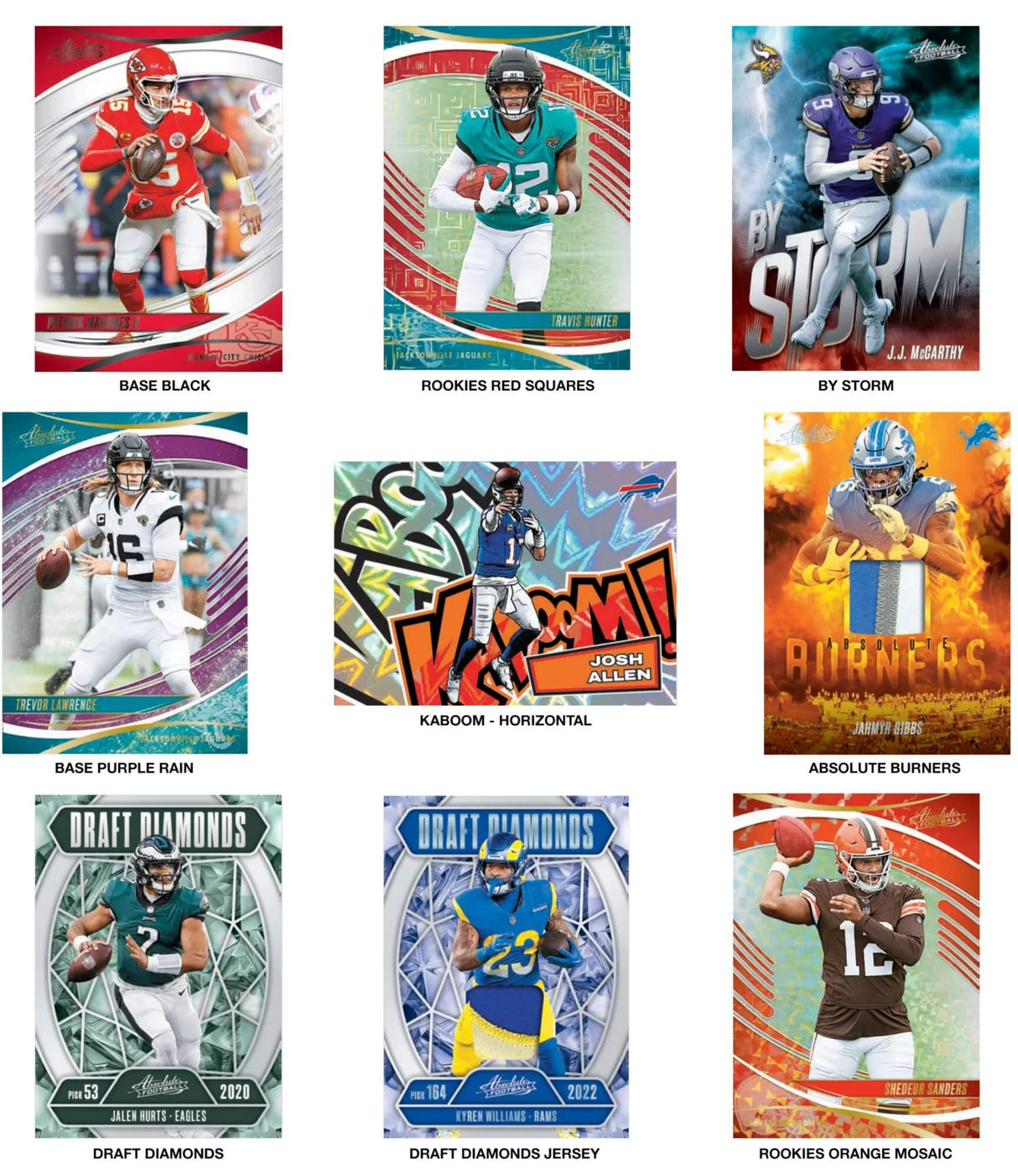 2025 Panini Absolute Football 24-Pack Retail Box (Pink Parallels!)