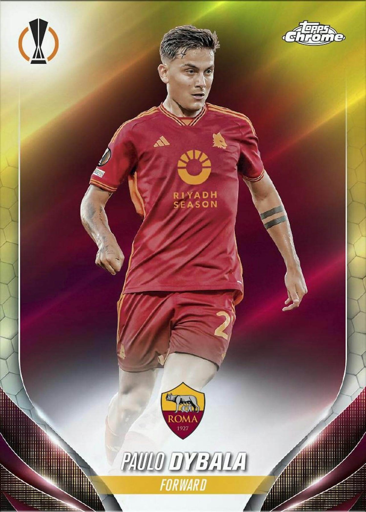 2023/24 Topps Chrome UEFA Club Competitions Soccer 7-Pack Blaster Box