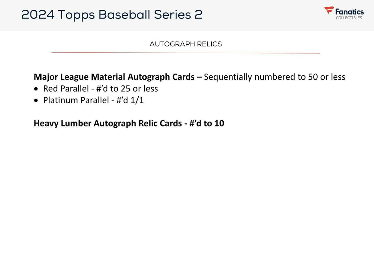 2024 Topps Series 2 Baseball Retail Pack