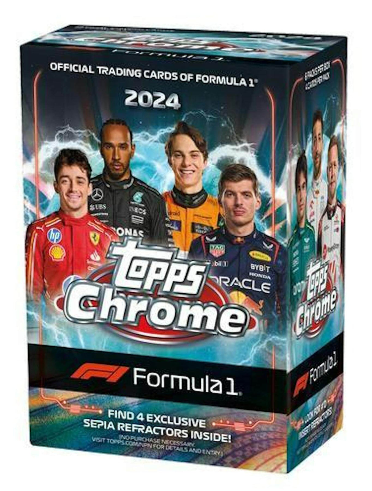 2024 Topps Chrome F1 Formula 1 6-Pack Blaster Box