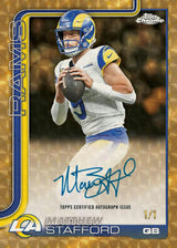 2025 Topps Chrome Football Blaster Box
