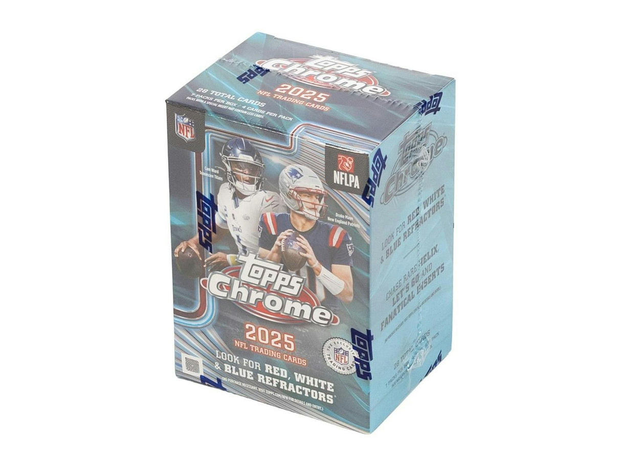 2025 Topps Chrome Football Blaster Box