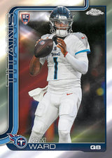 2025 Topps Chrome Football Blaster Box
