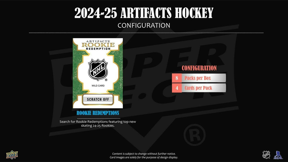 2024/25 Upper Deck Artifacts Hockey 7-Pack Blaster Box