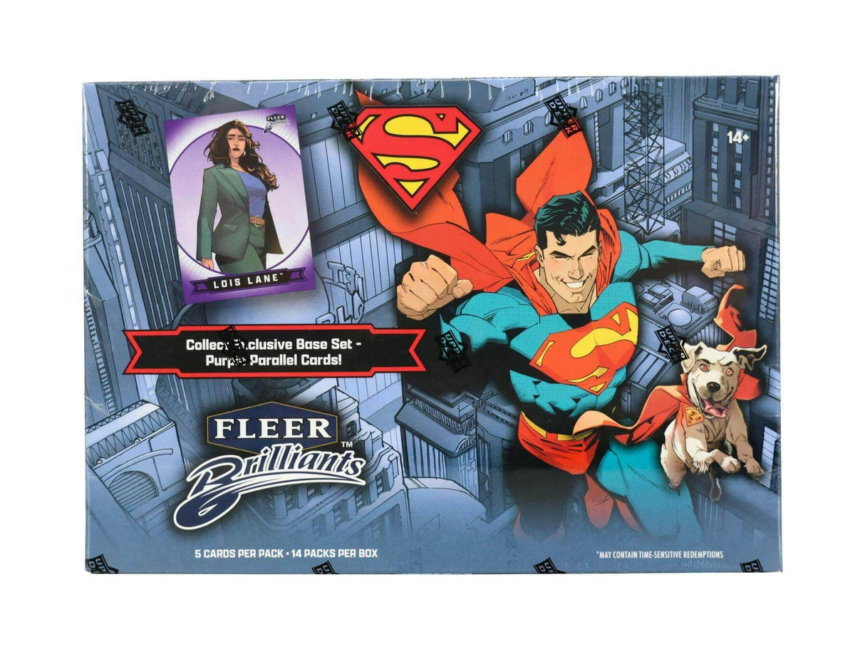 Fleer Brilliants Superman Mega 20-Box Case (Upper Deck 2025)