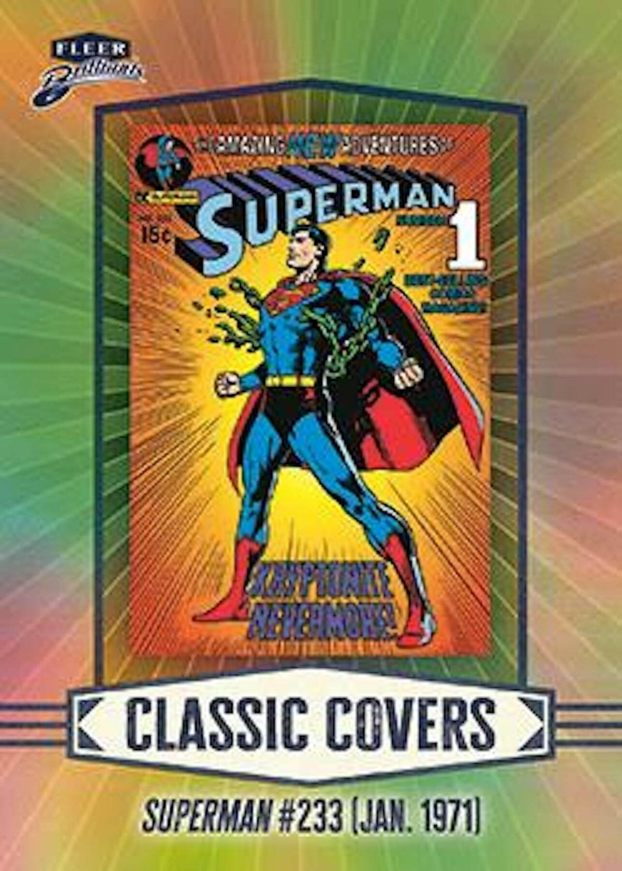 Fleer Brilliants Superman Mega 20-Box Case (Upper Deck 2025)