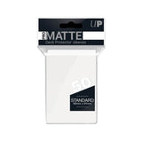 PRO-Matte Standard Deck Protector Sleeves (White / 50 Pack)