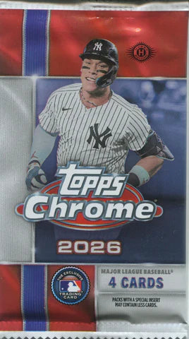 2026 Topps Chrome Baseball Hobby Pack