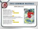 2022 Bowman Baseball Hobby Box