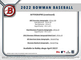2022 Bowman Baseball Hobby Jumbo Pack