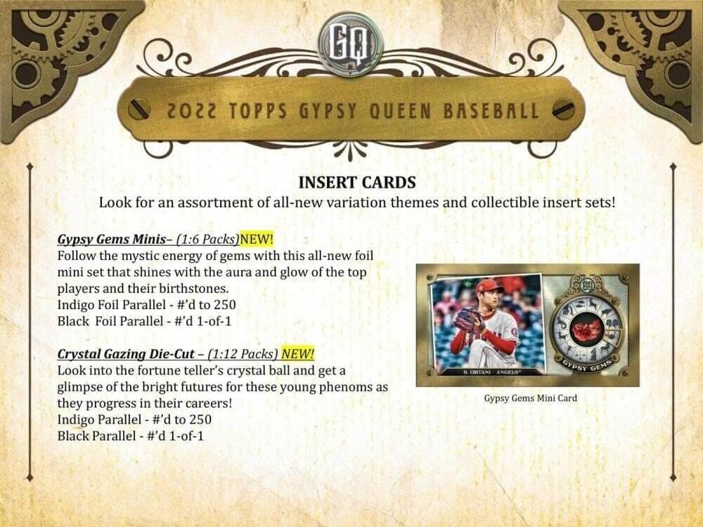 2022 Topps Gypsy Queen Baseball Hobby Box