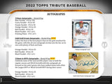 2022 Topps Tribute Baseball Hobby Pack
