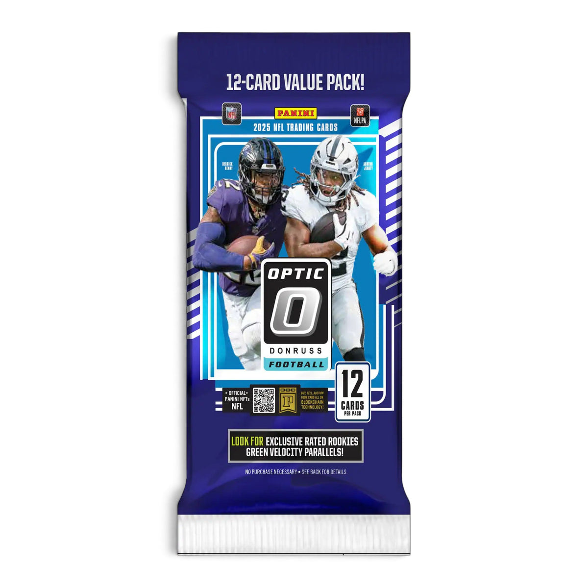 2025 Panini Donruss Optic Football Jumbo Value Fat Pack (Green Velocity)